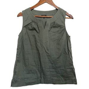 Talbots Sleeveless Blouse in Olive